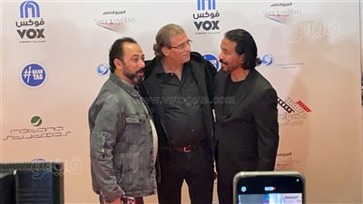 خالد يوسف وعصام كاريكا وفردوس عبد الحميد في العرض الخاص لفيلم الإسكندراني (فيديو وصور)