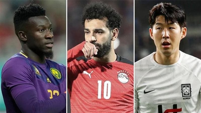 سون ومحمد صلاح وأندريه