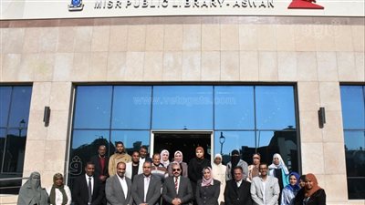 محافظ أسوان يتفقد مشروع إنشاء مكتبة مصر العامة (صور) 