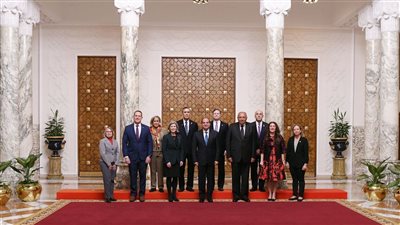رسائل حاسمة من السيسي لوفد الكونجرس الأمريكي بشأن وقف إطلاق النار وتهجير الفلسطينيين
