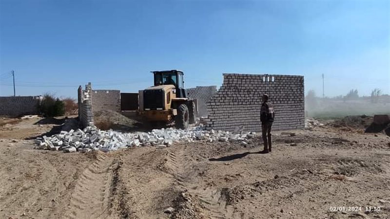 إزالة تعدي بالبناء