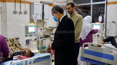 جولة مفاجئة لمحافظ الغربية بالمستشفى المركزي بقطور لمتابعة مستوى الخدمة الطبية