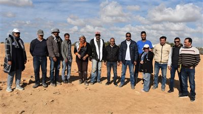 مدير عام آثار الإسكندرية يتفقد منطقة أبو مينا 