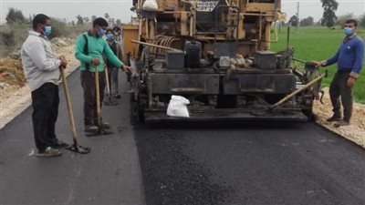 غدا، بدء رصف شارع المطار في حي إمبابة 