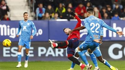أوساسونا يفوز على ألميريا 0/1 في الدوري الإسباني 