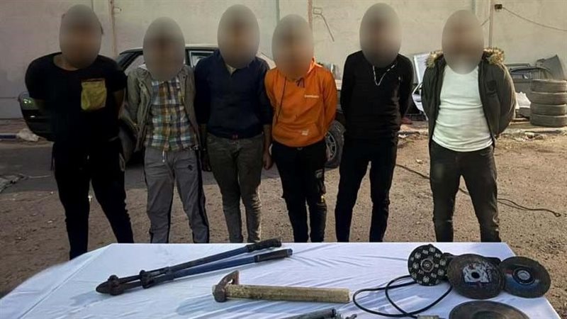 سقوط 13عاطل لإرتكاب