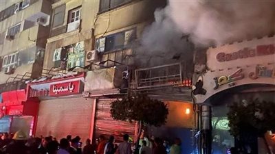 الاستماع لأقوال العاملين في حريق مصنع أقمشة بالنزهة