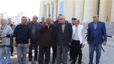 محافظ الجيزة يتفقد أعمال تطوير محطة قطارات الصعيد (صور)