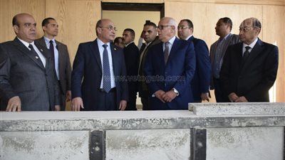 وزير العدل ومحافظ بورسعيد يتفقدان مشروع المحكمة المميكنة ببورفؤاد (صور) 