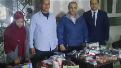ضبط محل لبيع السجائر والمواد الغذائية غير الصالحة في الإسكندرية 