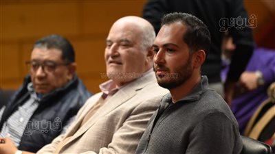 أسرة محسن جابر تفاجئ الجميع وتحضر مؤتمر جمعية الملحنين (صور)