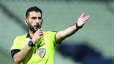 طاقم حكام كويتي لودية منتخب مصر أمام تنزانيا