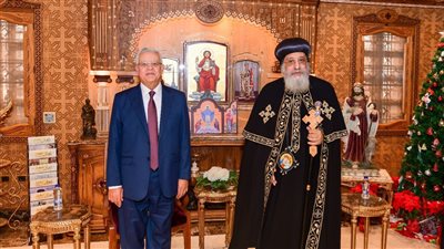 رئيس النواب يهنئ البابا تواضروس بعيد الميلاد المجيد