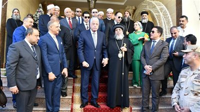 محافظ جنوب سيناء يزور كاتدرائية السمائيين بشرم الشيخ 