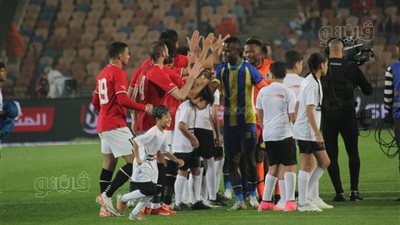 منتخب مصر يتقدم بهدف نظيف علي تنزانيا في الشوط الأول (صور)