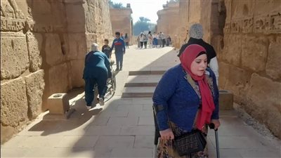 رياضة الأقصر تستقبل ذوي الهمم ضمن رحلات اعرف بلدك