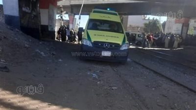 مصرع طالب جامعي صدمه قطار عند مزلقان الغمراوي ببني سويف