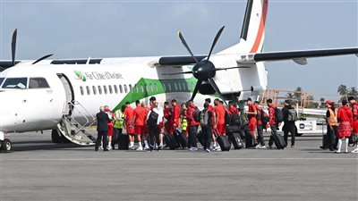 بعثة منتخب المغرب تصل كوت ديفوار استعدادا لخوض أمم إفريقيا (صور) 