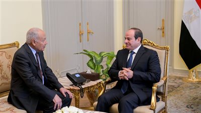 السيسي يبحث مع أبو الغيط جهود وقف إطلاق النار بغزة وإنفاذ المساعدات الإنسانية