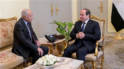  رسالة الرئيس السيسي لأمين عام جامعة الدول العربية