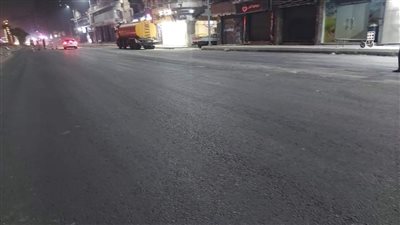 الجيزة تنتهي من رصف شارع فيصل وتسيير حركة المواطنين (صور)