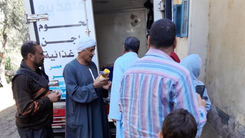 جانب من القافلة السكانية