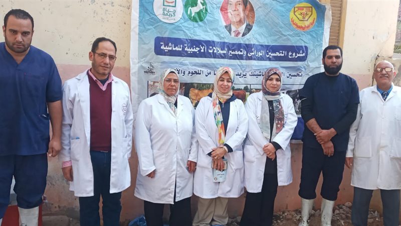 أفراد القافلة طبية