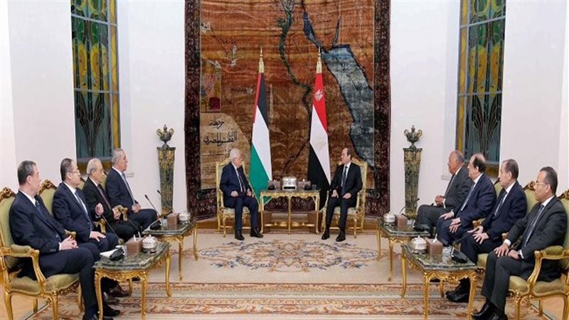 مباحثات مصرية فلسطنية