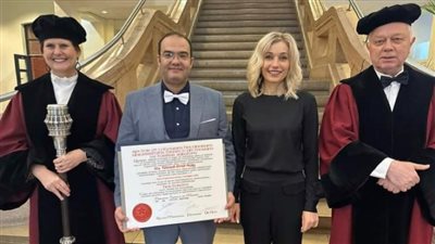 طبيب أزهري يحصل على الدكتوراه من ماسترخت الهولندية في الطب النفسي والأعصاب 