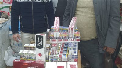 ضبط سجائر مجهولة المصدر في الإسكندرية 