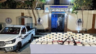 مصرع اثنين من أخطر تجار المخدرات بالسويس بحوزتهم 100 كيلو لمخدر الشابو