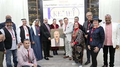 محافظ أسوان يكرم المشاركين بملتقى كيميت الدولي الثاني للفنون التشكيلية (صور) 