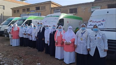 قافلة طبية مجانية للكشف على المواطنين بواحة الداخلة بالوادي الجديد