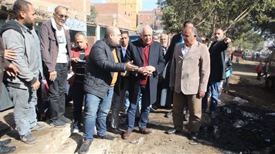 تكليفات محافظ الجيزة لمسؤولي شركة المياه والصرف الصحي بالمحافظة