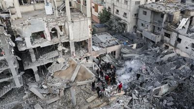 بينهم أطفال، استشهاد 7 فلسطينيين وإصابة 25 في قصف إسرائيلي على منزل بخان يونس