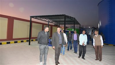 استعدادا لتشغيلها، رئيس مياه الأقصر يتابع الأعمال النهائية لمحطة الشرطة