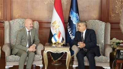 أسامة ربيع يلتقي السفير الفنلندني ويبحث سبل التعاون في مجالات التدريب والتكنولوجيا البحرية (صور)