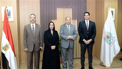 سفيرة الإمارات العربية المتحدة في رحاب جامعة المنصورة