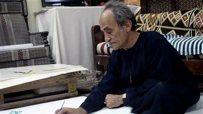 أعمال الراحل حسن الشرق في معرض فني ببيت السناري 