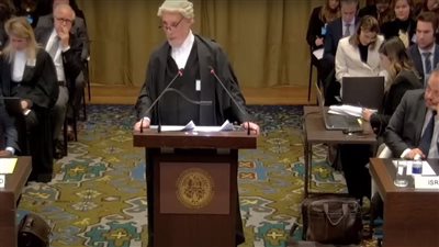 محاكمة إسرائيل، مزاعم ممثل إسرائيل أمام محكمة العدل الدولية لأفعالها في غزة