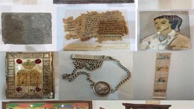 مخطوطات وعملات معدنية، ضبط 106 قطع أثرية في الفيوم 