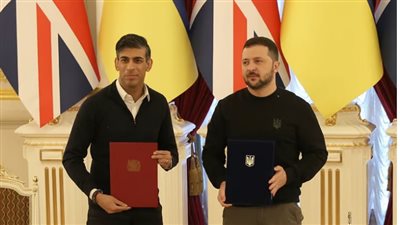 سوناك وزيلينسكي يوقعان الاتفاق الأمني مدته 10 سنوات