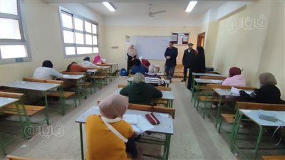 وكيل تعليم الغربية يتفقد سير امتحانات النقل لنهاية الفصل الدراسي الأول 