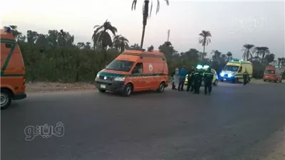 مصرع وإصابة 3 طلاب في حادث تصادم على الطريق الزراعي ببنها 