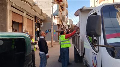 رفع 228 حالة إشغال طريق مخالف بمركزى دمنهور وأبو حمص