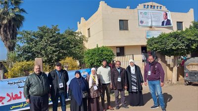 الكشف على 1325 مواطنا مجانا خلال القافلة الطبية المجانية بكفر شكر