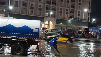 هطول أمطار غزيرة على الإسكندرية 