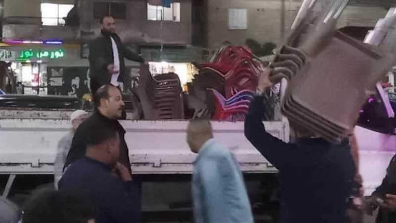 رفع اشغالات بالجيزة،