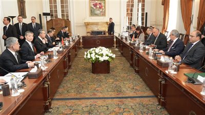 بدء جلسة مباحثات موسعة بين مصر والصين في القاهرة (صور) 