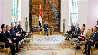 السيسي يتسلم رسالة من نظيره الصيني لتأكيد استمرار الشراكة الاستراتيجية الشاملة بين البلدين